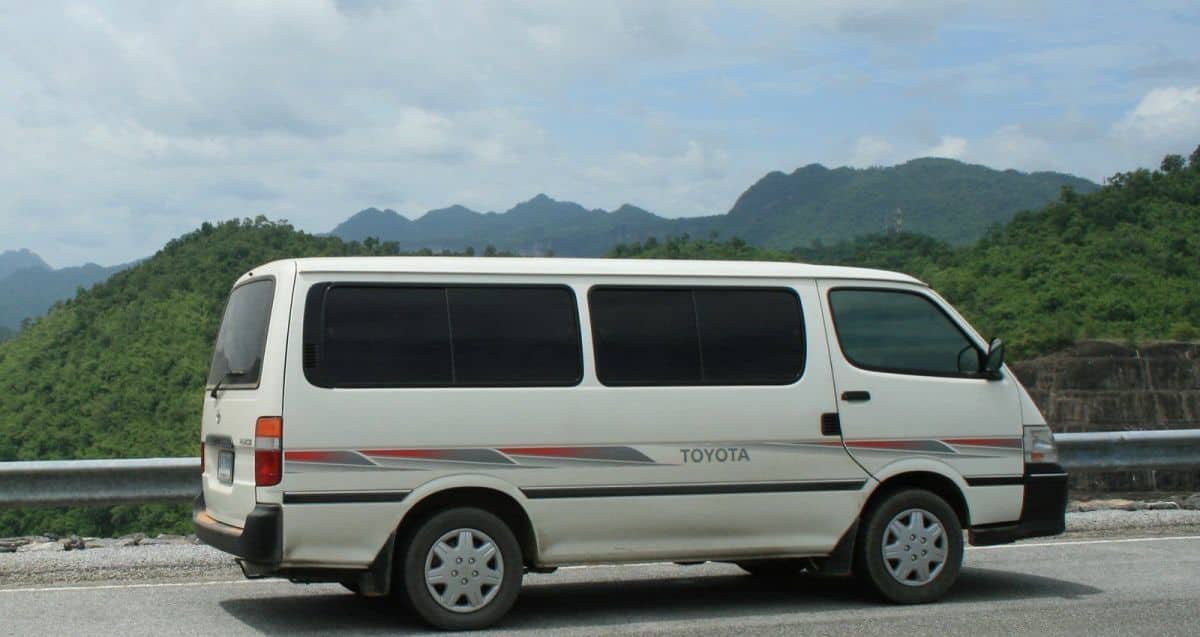 James Stewart - Jeff and Lisa's new van (our transport for the two days)